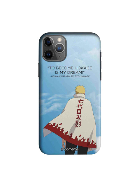 

macmerise Blue & White 7th Hokage Printed iPhone 11 Pro Case