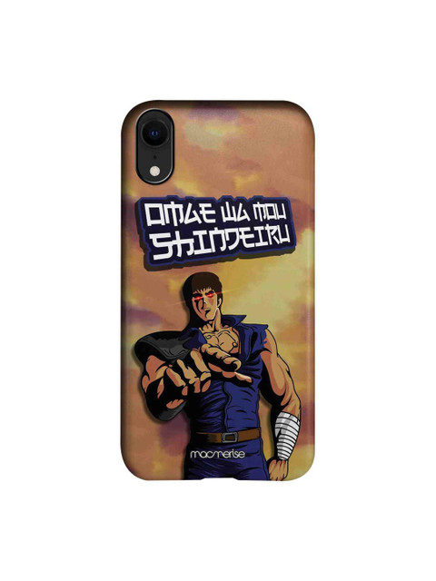 

macmerise Yellow & Blue Serious Kenshiro iPhone XR Mobile Case
