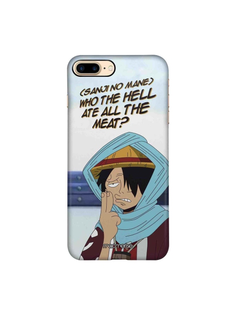

macmerise Turquoise Blue & Beige Sanji D Luffy iPhone 8 Plus Mobile Case