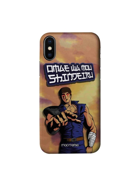 

macmerise Blue & Beige Serious Kenshiro iPhone X Mobile Case