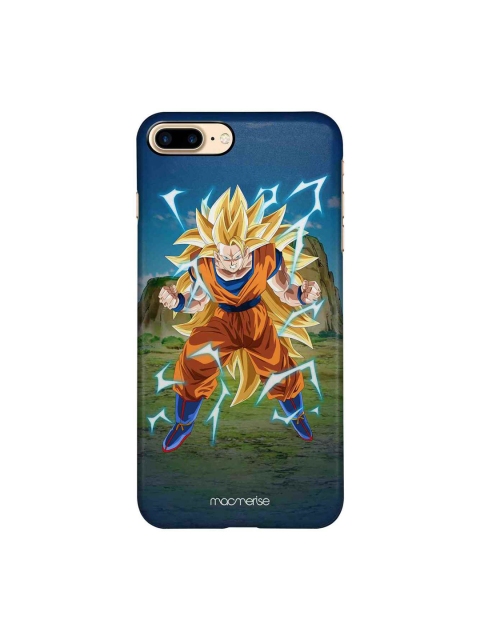 

macmerise Blue & Orange SSJ3 Goku Printed iPhone 8 Plus Case