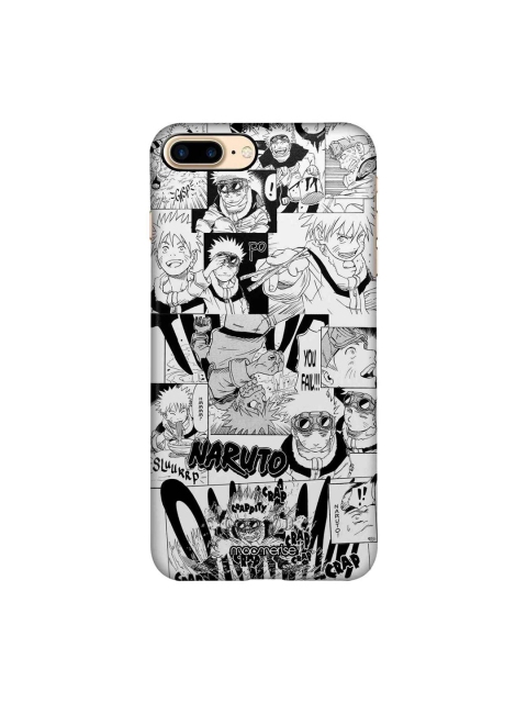 

macmerise Black & White Naruto Collage iPhone 8 Plus Case