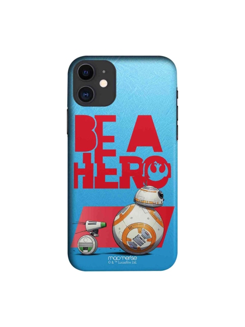 

macmerise Blue & Red Be A Hero iPhone 11 Case