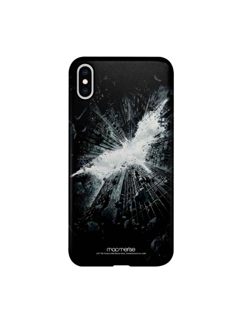 

macmerise Black & Grey God of Gotham Printed iPhone Xs Max Case