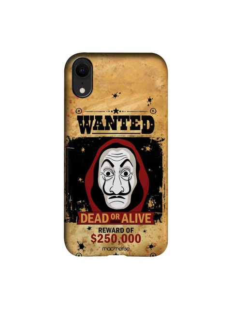 

macmerise Yellow & Black Dead or Alive iPhone XR Mobile Case