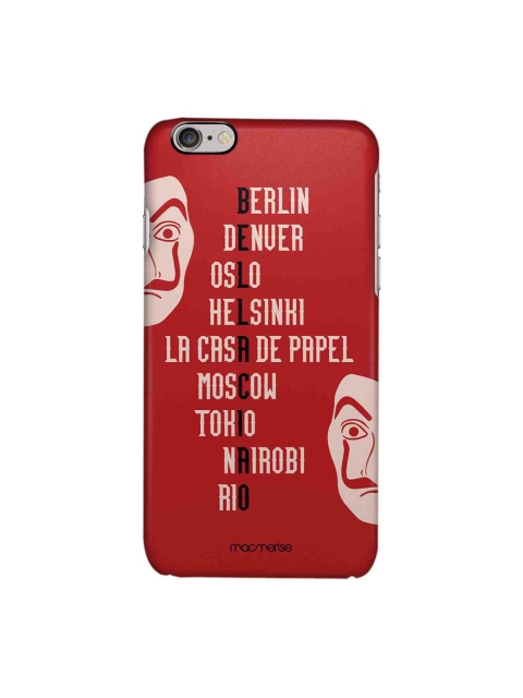 

macmerise Red & Grey The Heist Squad iPhone 6S Mobile Case