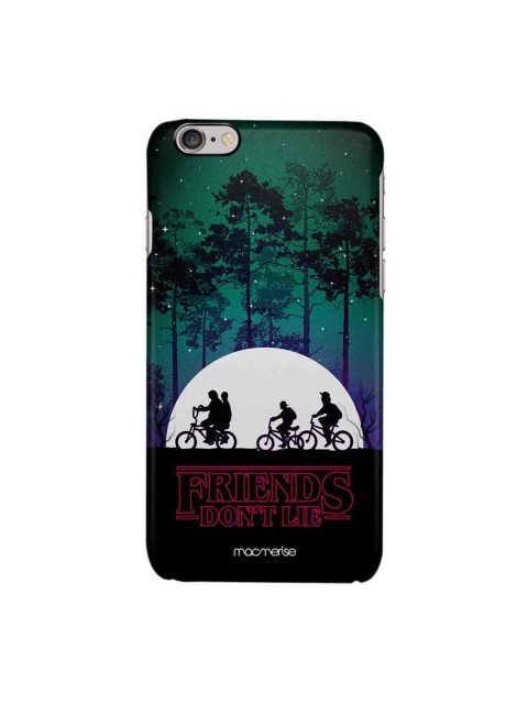 

macmerise Green & Black The Gang Of Hawkins iPhone 6S Mobile Case