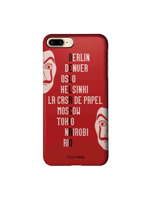 

macmerise Red & Pink The Heist Squad iPhone 7 Plus Case