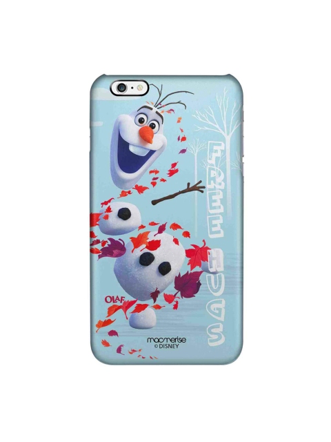 

macmerise Turquoise Blue & White Free Hugs iPhone 6 Plus Case