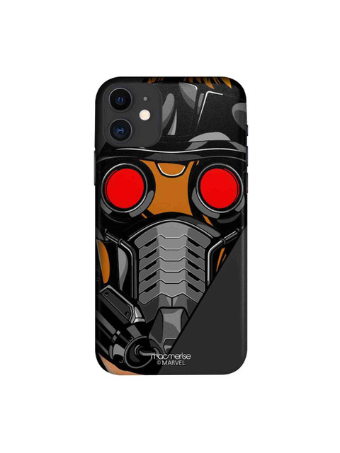 

macmerise Red & Gold-Toned Legendary Star Lord iPhone 11 Case, Black