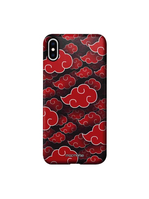 

macmerise Red & White Akatsuki Clouds iPhone XS Max Case
