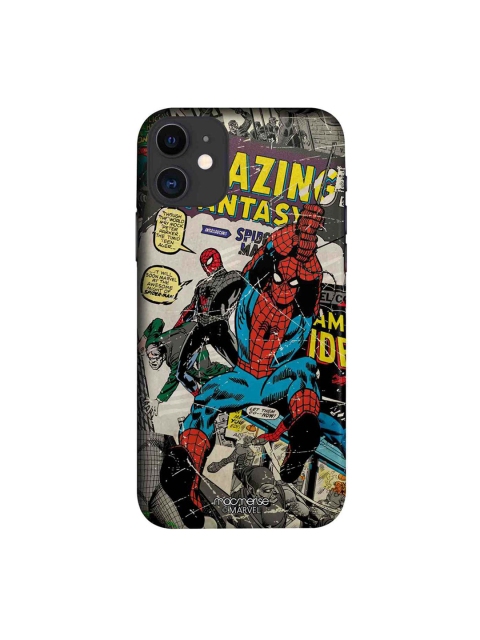 

macmerise Grey & Red Comic Spidey iPhone 11 Case