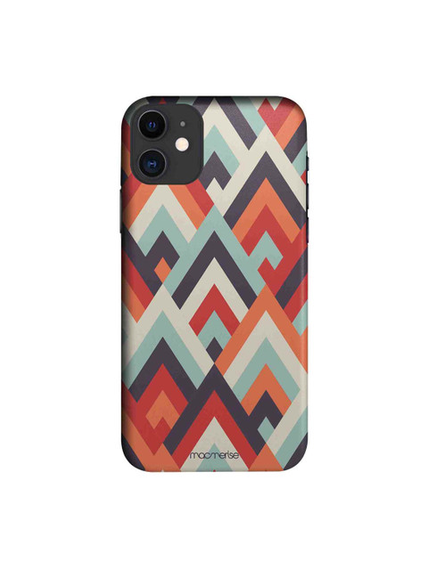 

macmerise Orange & Red Symmetric Cheveron iPhone 11 Case