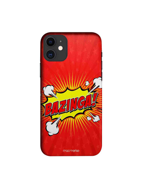 

macmerise Red & Yellow Bazinga Printed iPhone 11 Case