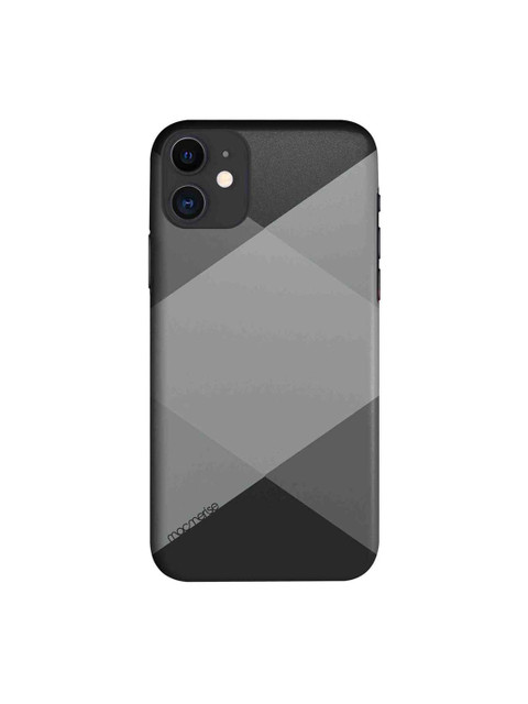 

macmerise Black & Grey Criss Cross Grey iPhone 11 Mobile Case