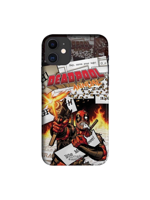 

macmerise Red & Brown Comic Deadpool iPhone 11 Mobile Case