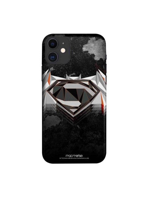 

macmerise Black & Grey Man Of Steel iPhone 11 Mobile Case