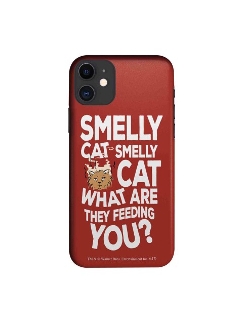 

macmerise Red & White Friends Smelly Cat iPhone 11 Mobile Case