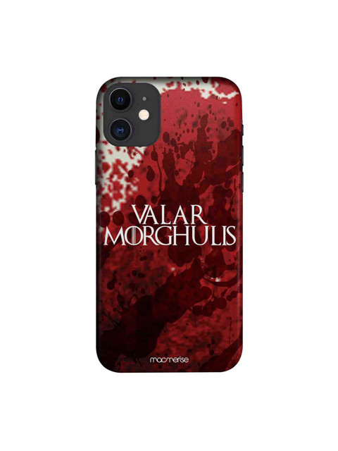 

macmerise Red & White Valar Morghulis iPhone 11 Mobile Case