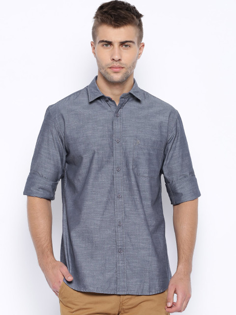 

IZOD Blue Slim Fit Casual Shirt
