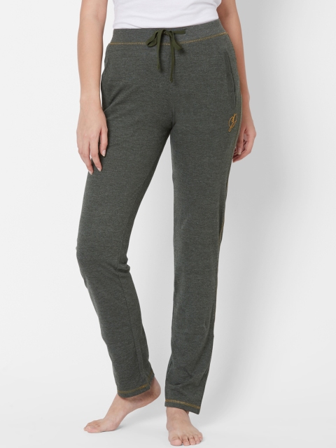 

Sweet Dreams Women Olive Green Solid Pyjama