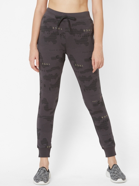 

Sweet Dreams Women Grey Printed Slim-Fit Joggers