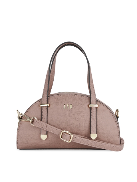 

AND Pink Solid Handheld Bag