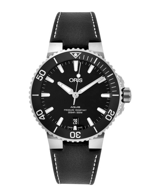 

Oris Men Black Solid Analogue Watch 01 733 7730 4134-07 5 24 10EB