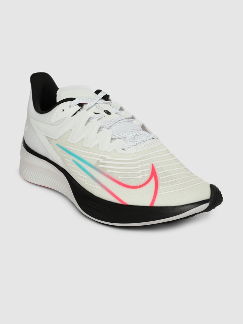 

Nike Men White ZOOM GRAVITY 2 Running Shoes