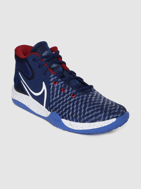 

Nike Unisex Blue KD TREY 5 VIII Mid-Top Basketball Shoes