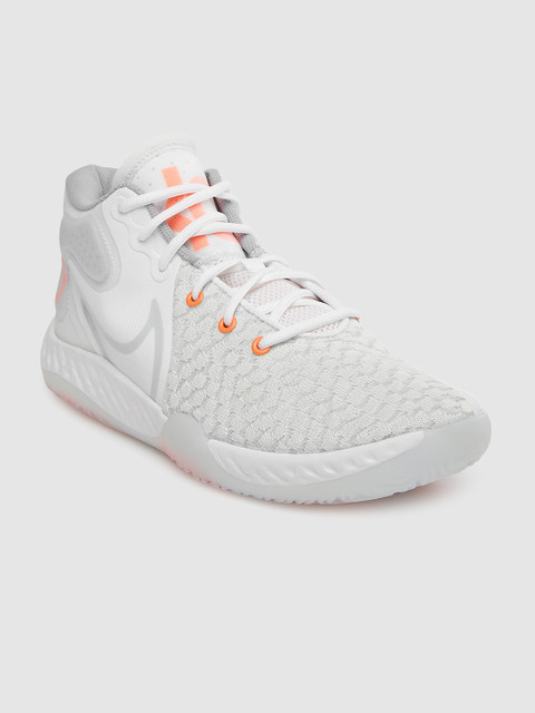 

Nike Unisex White Kevin Durant TREY 5 VIII EP Mid-Top Basketball Shoes