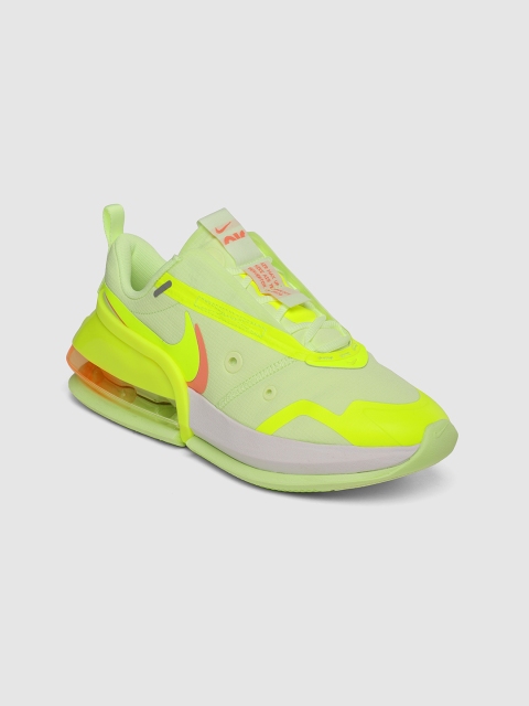 

Nike Women Yellow AIR MAX UP Leather Sneakers