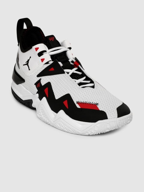 

Nike Men White & Black JORDAN WESTBROOK Basketball Shoes