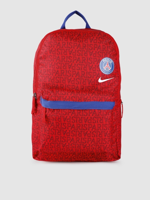 

Nike Unisex Red & Blue Printed Paris Saint-Germain Stadium Soccer Backpack