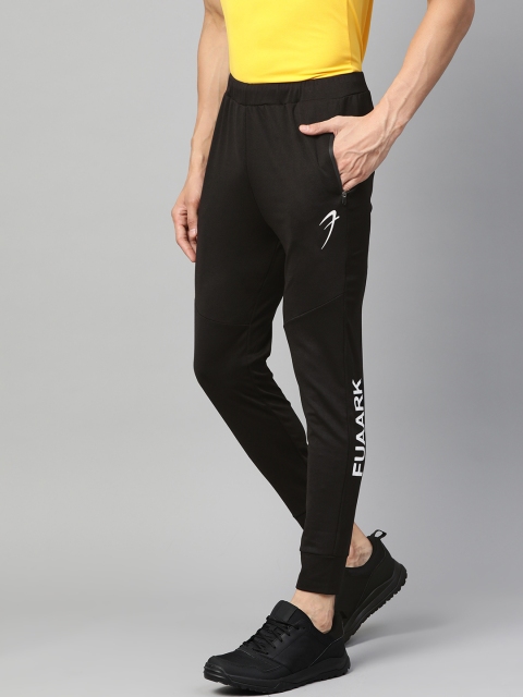 

FUAARK Men Black Slim Fit Solid Training Joggers