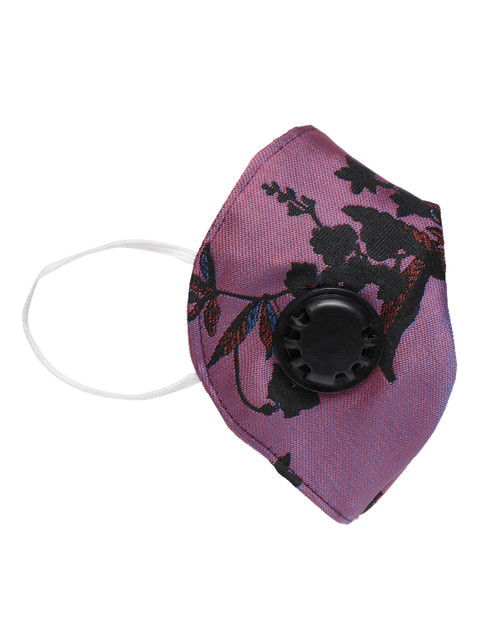 

AUDSTRO Adults Red Printed 5 Ply Reusable Mask, Purple