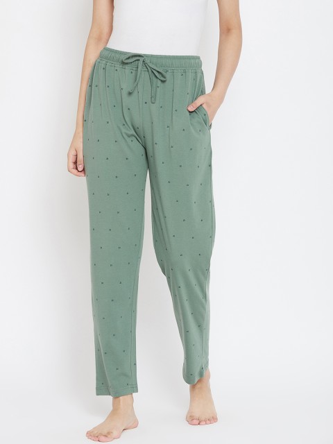 

Okane Women Green Printed Lounge Pants