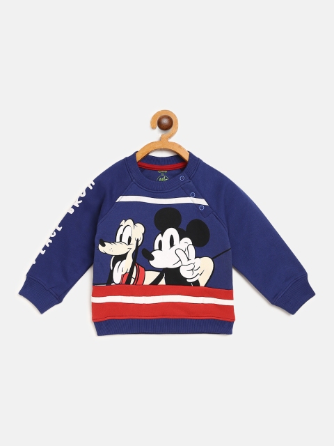 

YK Disney Boys Blue & White Disney Mickey & Friends Print Sweatshirt