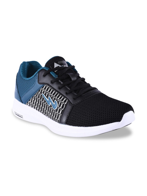 

Campus Men Black Mesh CAN Running Shoes