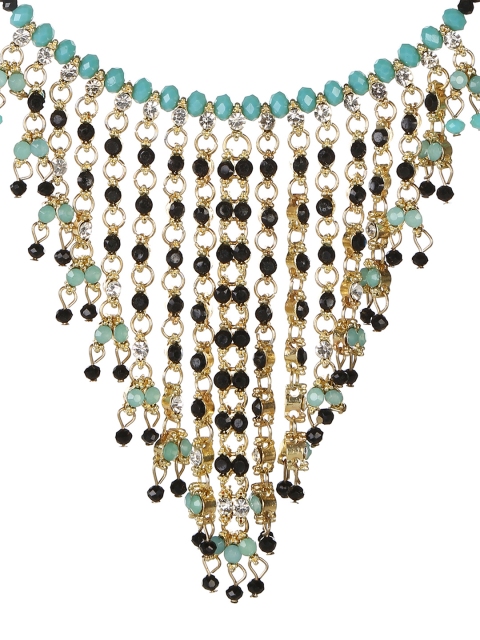 

Blueberry Women Multicolored Handcrafted Beaded Necklace, Multi