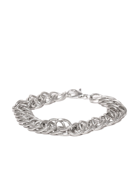 

Blueberry Men Silver Metal Handcrafted Link Bracelet