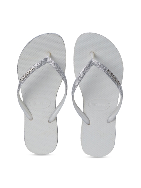 

Havaianas Women Grey Solid Thong Flip-Flops