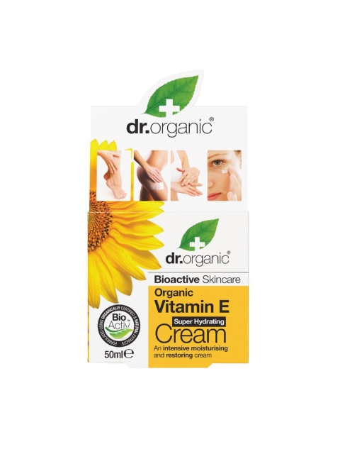 

dr.organic Vitamin E Super Hydrating Cream 50 ml, Yellow