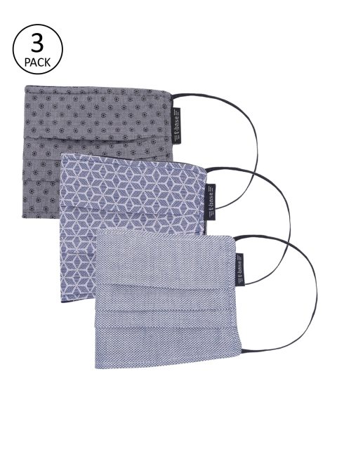 

t-base Unisex Assorted 3 Pcs 2-Ply Reusable Cotton Outdoor Masks