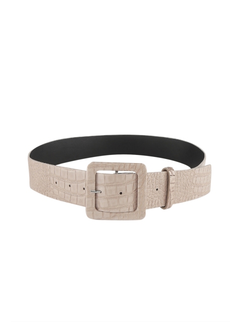 

20Dresses Women Beige Textured Belt