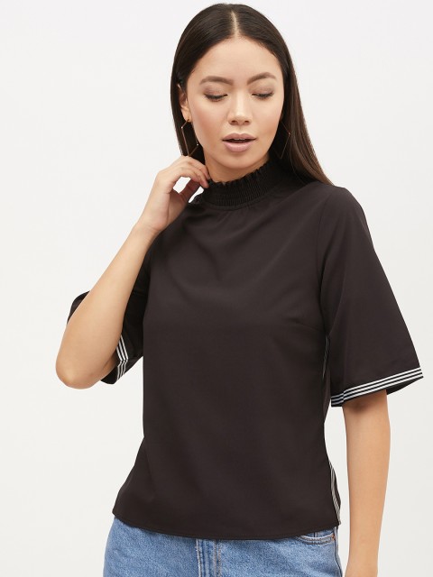 

Harpa Women Black Solid Top