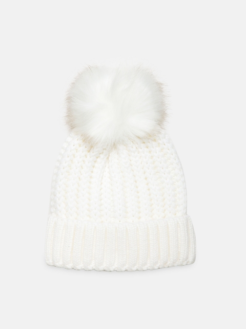 

Chicco Girls Set of Off-White Woollen Yarn Hat and Cowl Scarf
