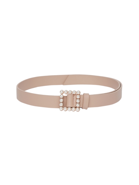 

20Dresses Women Beige Solid Belt