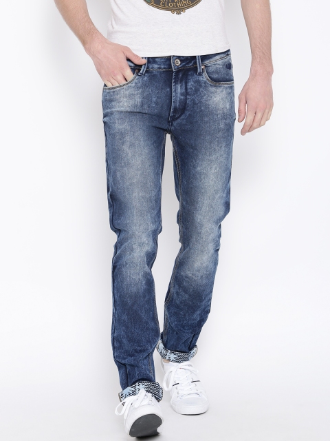 

Flying Machine Blue Low-Rise Jackson Skinny Fit Stretchable Jeans