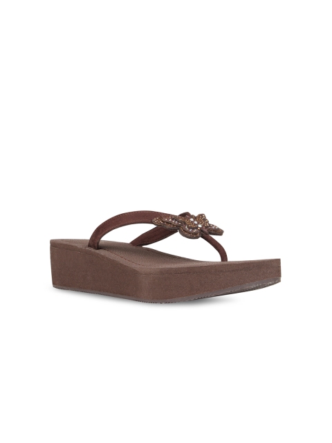 

Rocia Women Brown Embellished Sandals